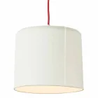 Moderne Pendelleuchte In-es.artdesign Candle 2 aus farbigem Laprene Viadurini