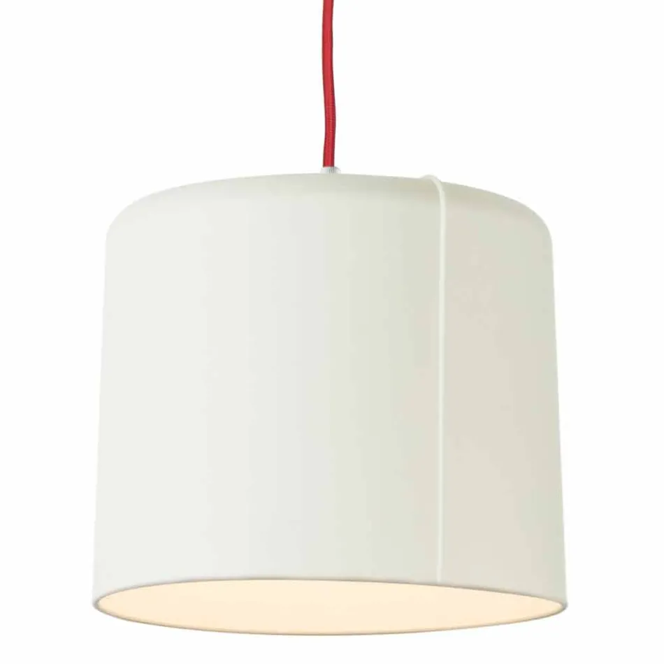 Moderne Pendelleuchte In-es.artdesign Candle 2 aus farbigem Laprene Viadurini