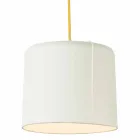 Moderne Pendelleuchte In-es.artdesign Candle 2 aus farbigem Laprene Viadurini