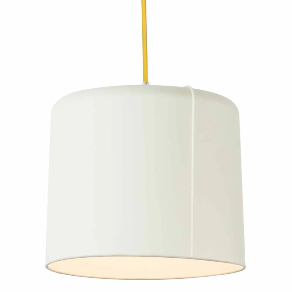 Moderne Pendelleuchte In-es.artdesign Candle 2 aus farbigem Laprene Viadurini