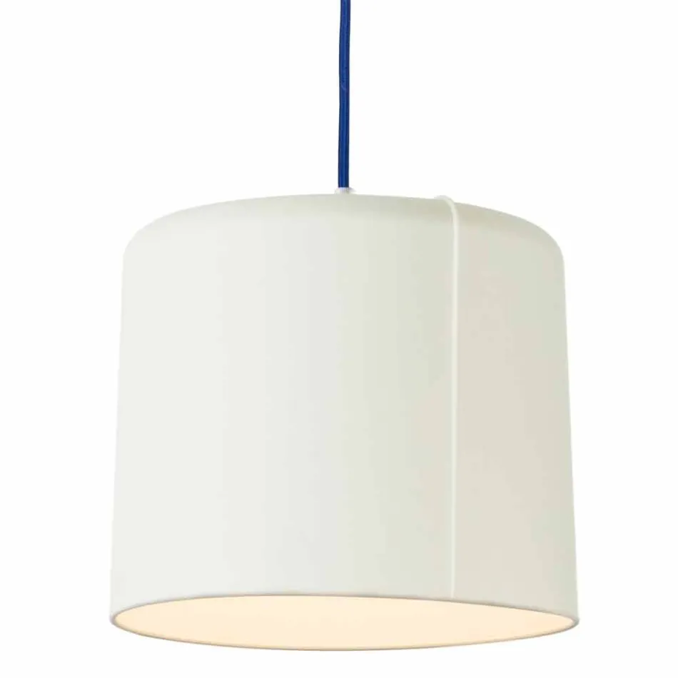 Moderne Pendelleuchte In-es.artdesign Candle 2 aus farbigem Laprene Viadurini