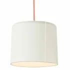 Moderne Pendelleuchte In-es.artdesign Candle 2 aus farbigem Laprene Viadurini