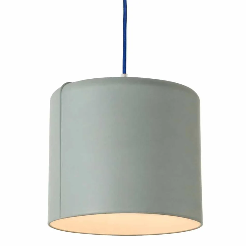 Moderne Pendelleuchte In-es.artdesign Candle 2 aus farbigem Laprene Viadurini