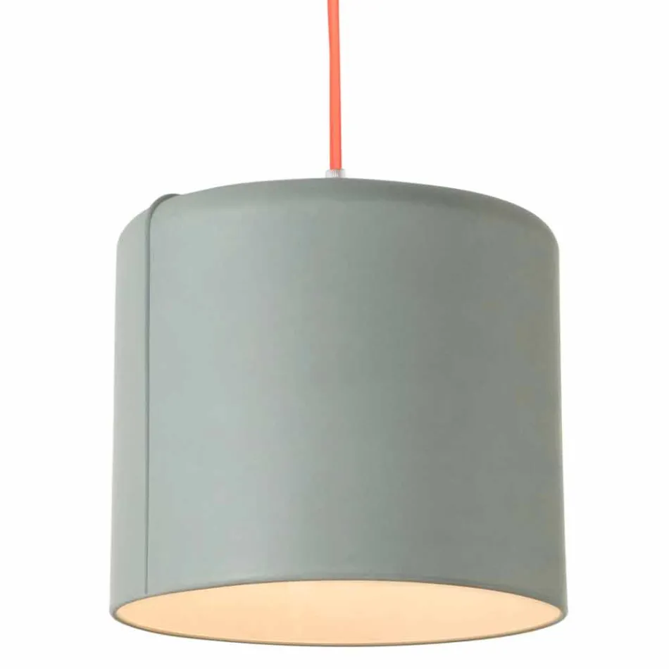 Moderne Pendelleuchte In-es.artdesign Candle 2 aus farbigem Laprene Viadurini