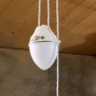 Handgefertigte Ups and Down Hängelampe aus Keramik mit Passanastri - Neapel Viadurini