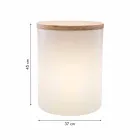 Tischleuchte für Außen- oder Innenausstattung mit LED, Solar oder E27 - Tamburostar Viadurini