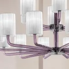 18 Lichter Handgefertigter Kronleuchter aus venezianischem Glas Made in Italy - Graham Viadurini