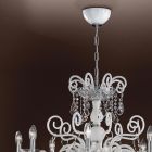 Kronleuchter mit 8 Lichtern aus venezianischem Glas Made in Italy Classic - Florentine Viadurini