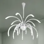 Kronleuchter aus venezianischem Glas mit 21 Lichtern, handgefertigt in Italien - Jason Viadurini