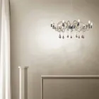 9-flammiger handgemachter Venedig Glas Kronleuchter Made in Italy - Bernadette Viadurini