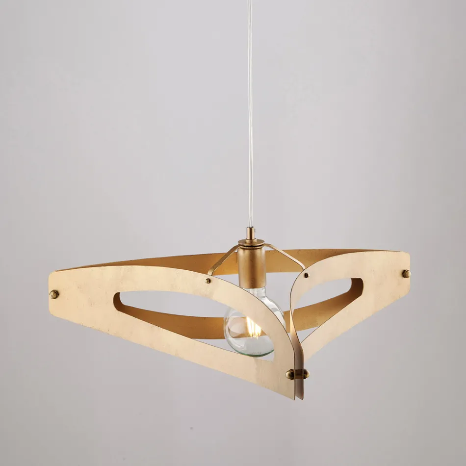 Apus Pendelleuchte aus weißem Chromsilber Viadurini