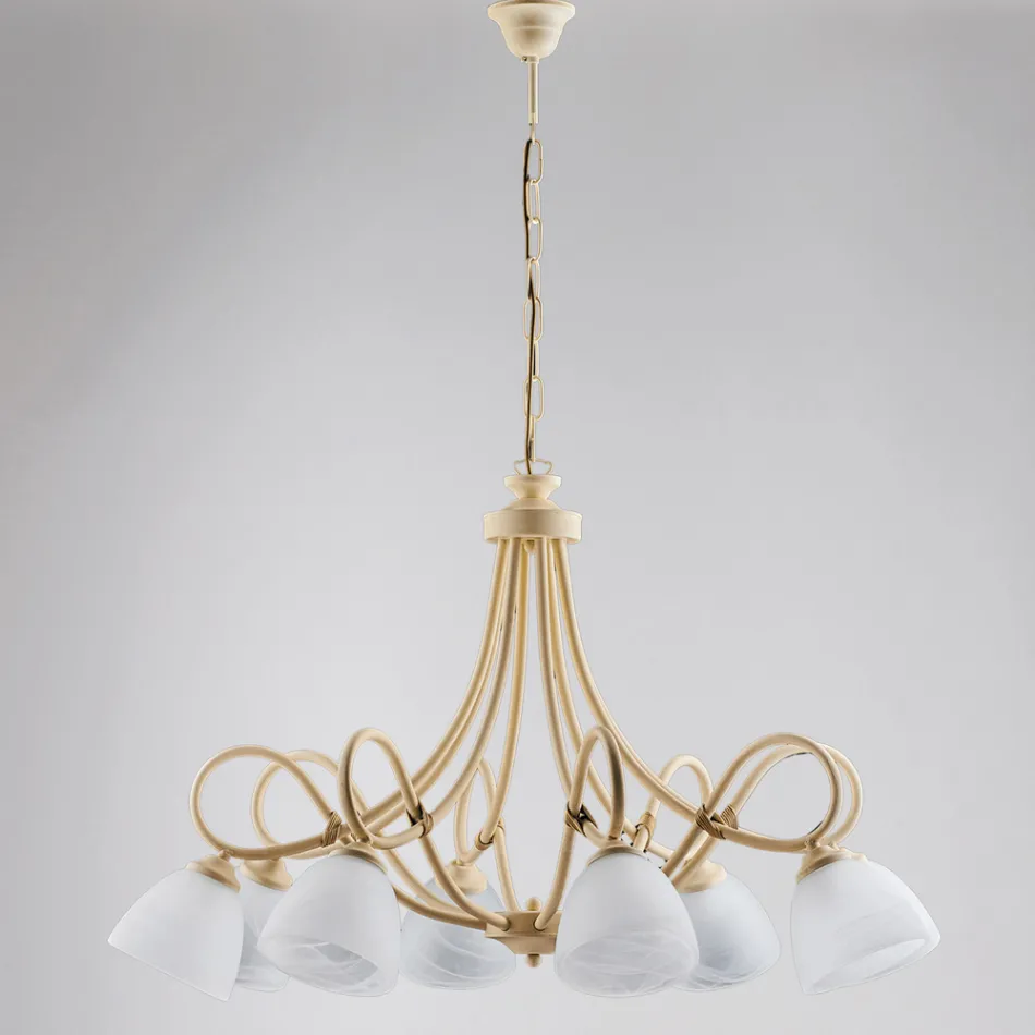 Cosmo Pendelleuchte aus schwarzem Metall und Glas für den Innenbereich Viadurini