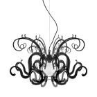 Hängeleuchter aus recycelbarem weißem oder schwarzem Plexiglas - Sancho Viadurini