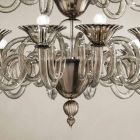 Artisan Kronleuchter mit 18 Lichtern aus Venedig Glas, Made in Italy - Margherita Viadurini