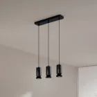 Kronleuchter mit 3 LEDs aus pulverbeschichtetem Aluminium und verstellbarem Kabel – Buxus Viadurini