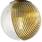 Kronleuchter mit 6 Lichtern aus mundgeblasenem Glas in Form einer Kugel Made in Italy - Prilla Viadurini