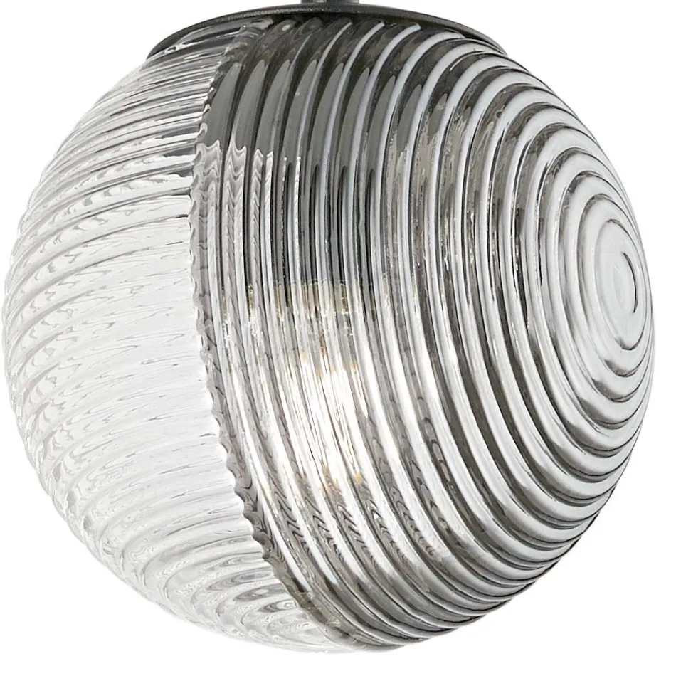 Kronleuchter mit 8 Lichtern aus mundgeblasenem Glas in Form einer Kugel Made in Italy - Prilla Viadurini