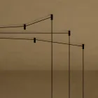 Kronleuchter mit Canneté-Glaszylindern Made in Italy - Oris Viadurini