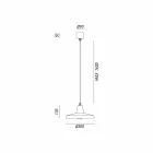 Industrie-Design-Stil antike Eisen Kronleuchter Monica Viadurini