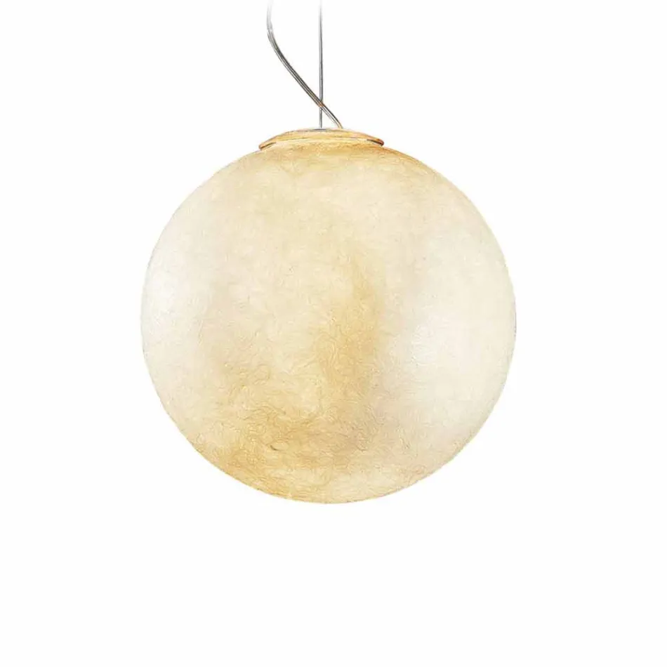 Moderne Design-Leuchter In-es.artdesign Weißer Mond in Nebulite Viadurini