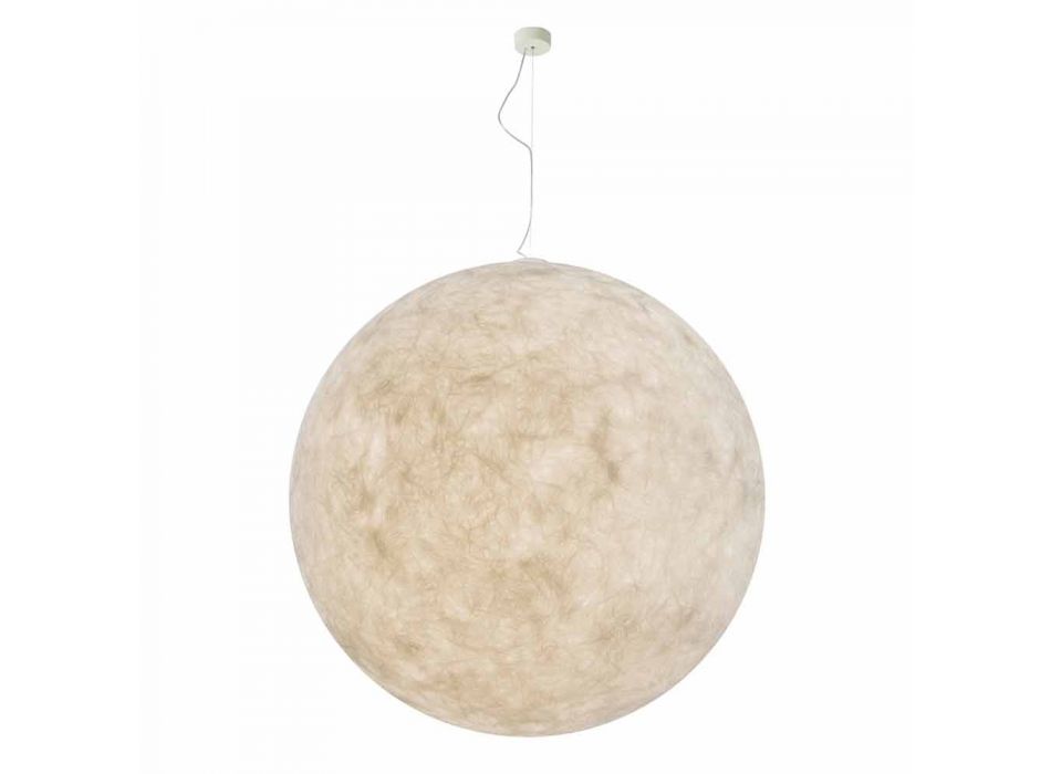 Moderne Design-Leuchter In-es.artdesign Weißer Mond in Nebulite Viadurini
