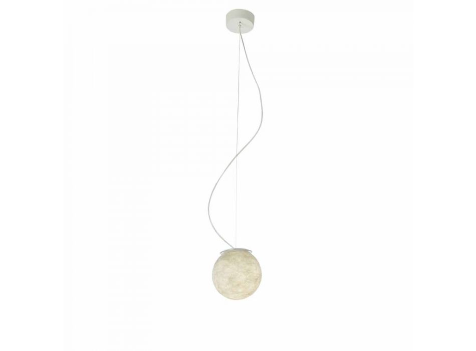 Moderne Design-Leuchter In-es.artdesign Weißer Mond in Nebulite Viadurini
