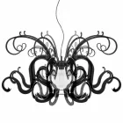 Plexiglas-Kronleuchter mit modernem Design, hergestellt in Italien, Malito Viadurini