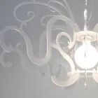 Plexiglas-Kronleuchter mit modernem Design, hergestellt in Italien, Malito Viadurini