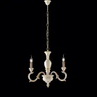 In Italien gefertigter Kronleuchter aus Holz für die Inneneinrichtung – Florenz Viadurini