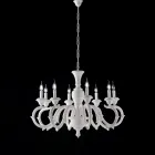 In Italien gefertigter Kronleuchter aus Holz für die Inneneinrichtung – Florenz Viadurini