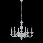 In Italien gefertigter Kronleuchter aus Holz für die Inneneinrichtung – Mailand Viadurini