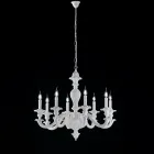 In Italien gefertigter Kronleuchter aus Holz für die Inneneinrichtung – Mailand Viadurini