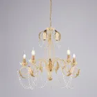 Metall-Kronleuchter für helle und einladende Innenräume – Perla Viadurini