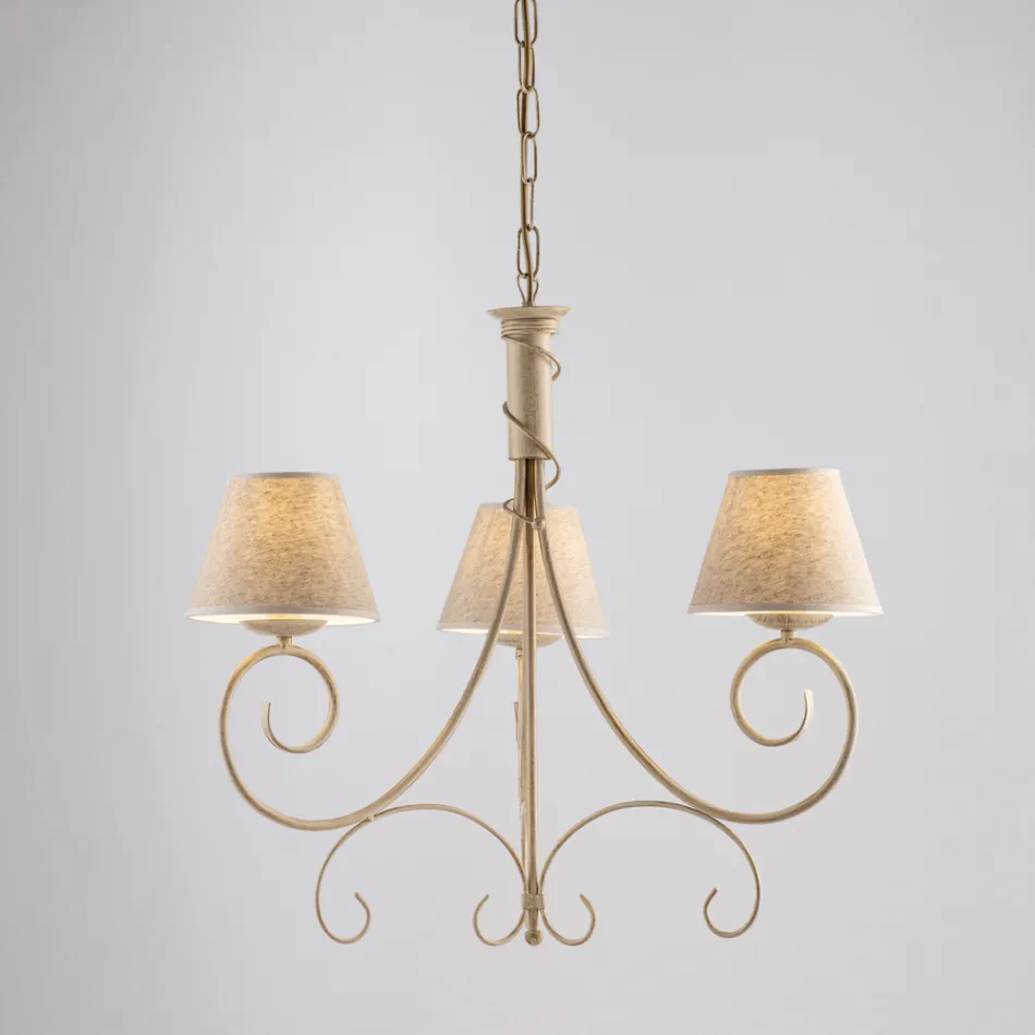 Zweiflammiger Kronleuchter aus Glas und Metall für elegante Räume – Draco Viadurini