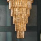 Moderner Kronleuchter 36 Lichter aus italienischem, handgefertigtem Luxusglas - Valadier Viadurini