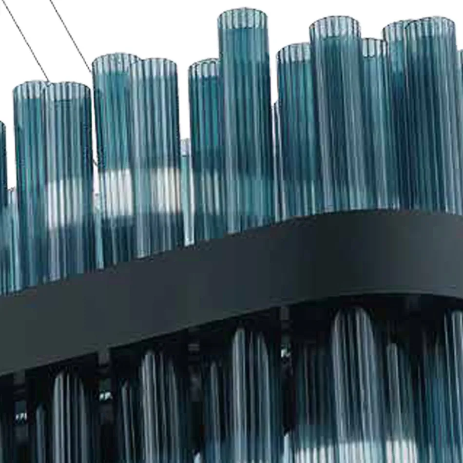 Moderner italienischer Luxus-Kronleuchter aus mundgeblasenem Glas - Maesta Viadurini