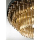 Moderner italienischer Luxus-Kronleuchter aus mundgeblasenem Glas - Maesta Viadurini
