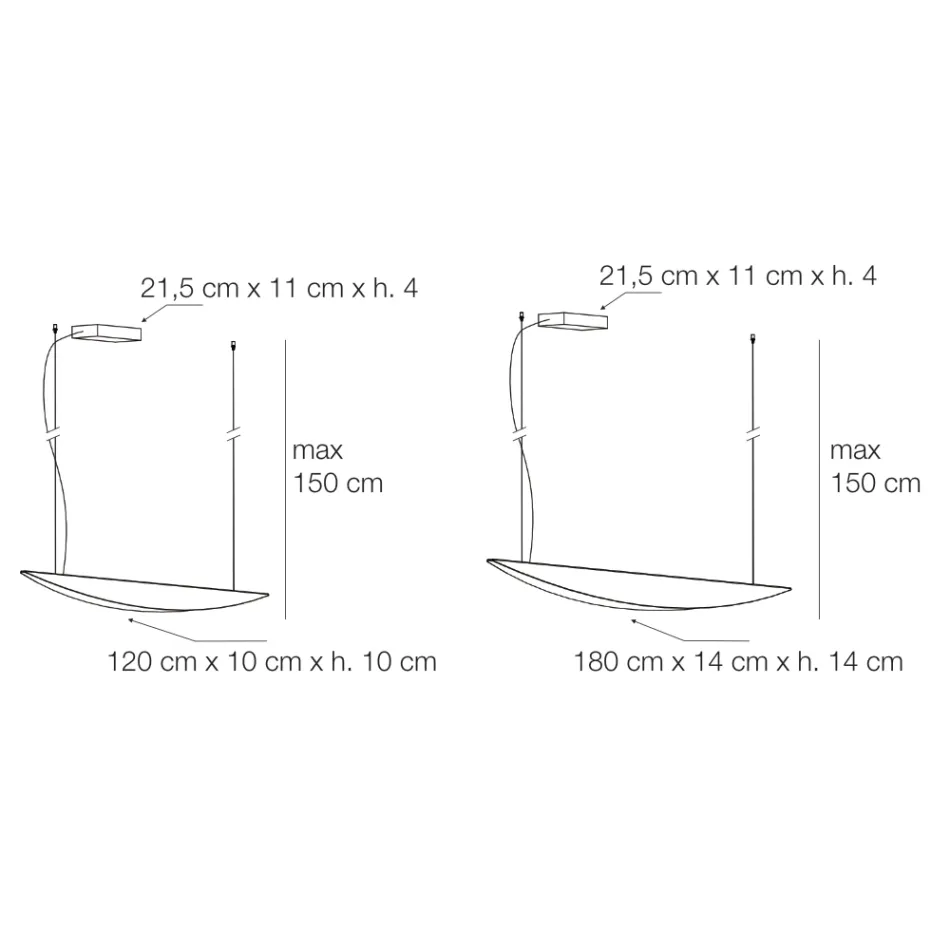 Kronleuchter aus recycelbarem Aluminium in verschiedenen Farben - Mila Viadurini