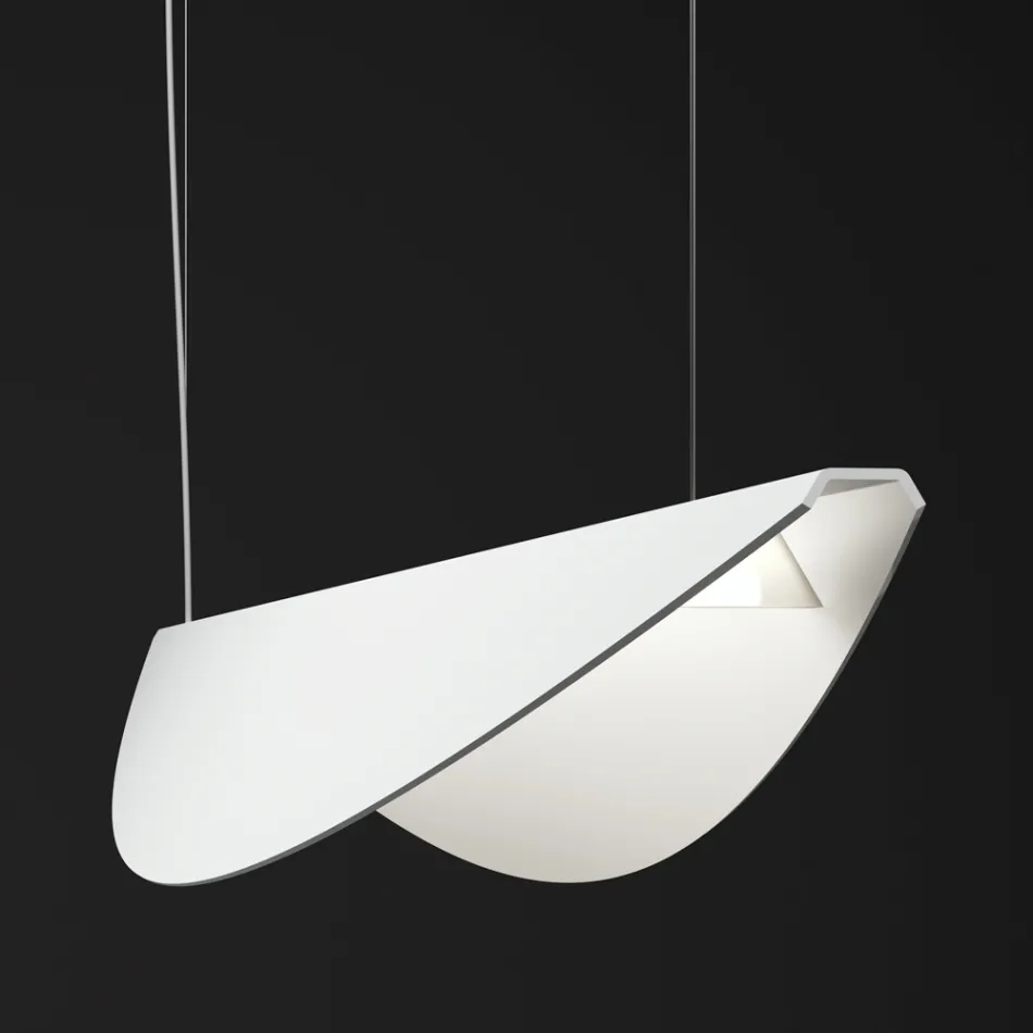 Kronleuchter aus recycelbarem Aluminium in verschiedenen Farben - Mila Viadurini