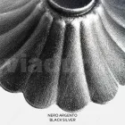 172 cm hohe Straßenlaterne aus schwarzem Acryl und Aluminium, hergestellt in Italien - Trovanero Viadurini