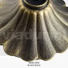 270 cm hohe Straßenlaterne aus schwarzem Acryl und Aluminium Made in Italy - Trovanero Viadurini