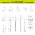 47 cm hohe Straßenlaterne aus Acryl und anthrazitfarbenem Aluminium. Hergestellt in Italien - Trovaantracite Viadurini