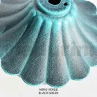 69 cm hohe Straßenlaterne aus schwarzem Acryl und Aluminium, hergestellt in Italien - Trovanero Viadurini