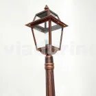 Niedrige Straßenlampe für den Außenbereich aus Aluminium, hergestellt in Italien, Kristel Viadurini