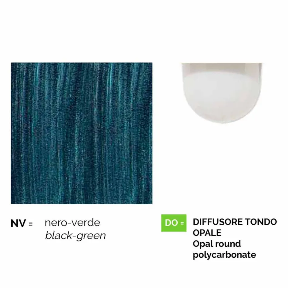 Straßenlampe aus Aluminium mit drei Leuchten für den Außenbereich, hergestellt in Italien, Anusca Viadurini