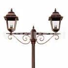 Klassische Straßenlampe aus Aluminium für den Außenbereich, hergestellt in Italien, Aquilina Viadurini