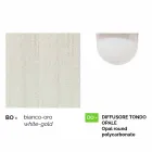 Gartenlampe aus weißem Aluminiumdruckguss aus Italien, Anusca Viadurini