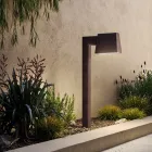 Außenlaterne aus antikbraunem Metall 2 Höhen - Saint Tropez von Il Fanale Viadurini