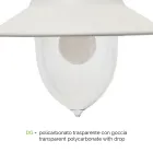 Gartenlampe im Vintage-Stil aus Aluminium, hergestellt in Italien – Cassandra Viadurini