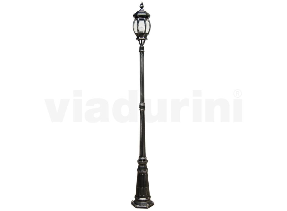 Lampe im Vintage-Stil aus Aluminiumdruckguss, hergestellt in Italien – Leona Viadurini